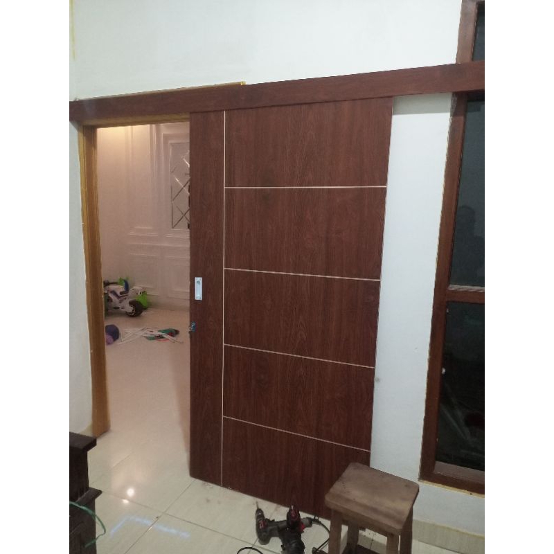 pintu set sleding/pintu sleding/pintu kamar/pintu minimalis