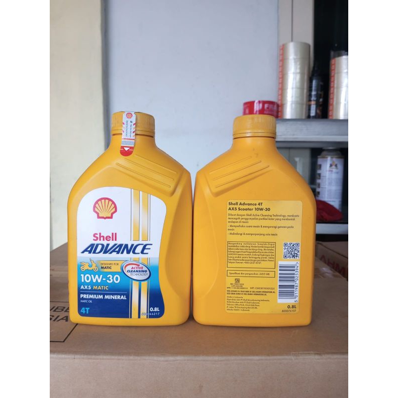 oli Shell advance 10W 30 0,8L