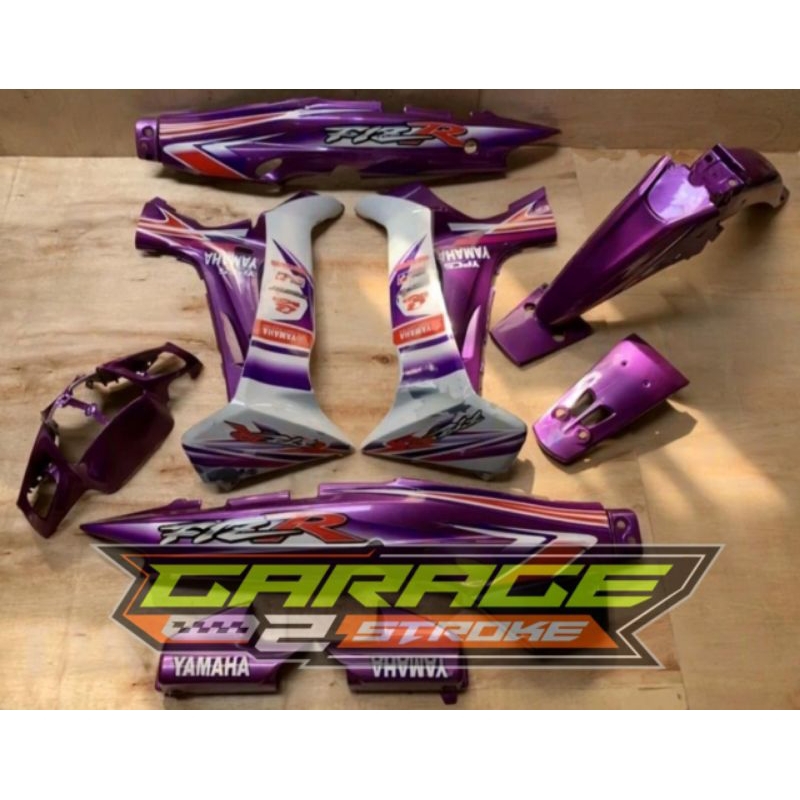 Body Bodi Set Halus Yamaha Fizr Fiz R Putih Ungu Road Race
