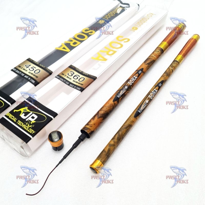 Tegek Carbon Koinobori Sora 360 450 LENTUR ruas pendek