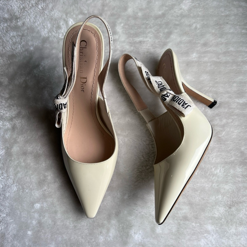 Dior J’adior Slingback Heels in Cream Original Preloved