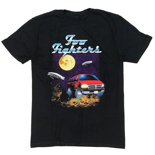 Kaos FOO FIGHTERS VAN TOUR Tshirt Bahan 100% Cotton