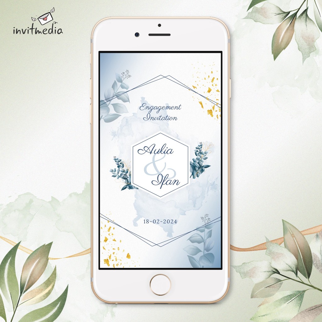 Video Undangan Digital Lamaran Tema Rustic 2 / Pertunangan / Engagement Invitation
