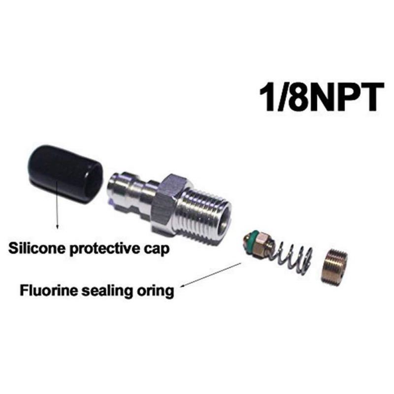 Saelaris_ 1 Set Kupler Jantan Kopler Mini Pengisian M10 Kupler Pengisian Angin Pcp