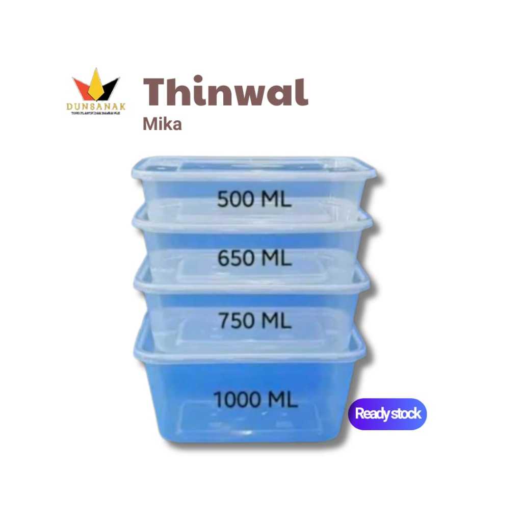 Thinwall clear 1 roll (25pcs)/ Box makan