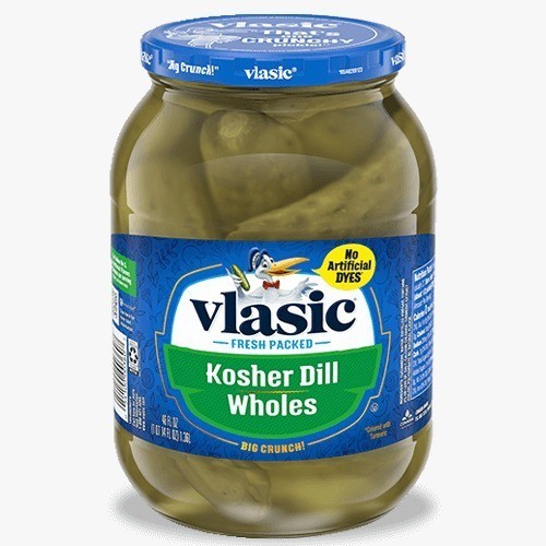 

VLASIC KOSHER WHOLE DILL/ ACAR TIMUN (32 OZ) BELING INSTANT KURIR