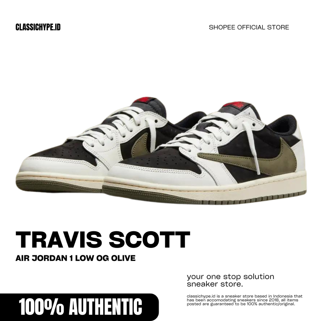 Travis Scott Air Jordan 1 Low Olive