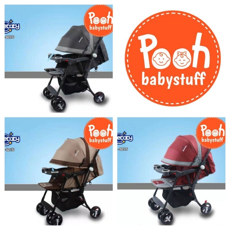 STROLLER BABY SPACE BABY SB 6215 BISA HADAP DUA ARAH