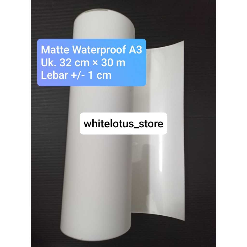 

Stiker Vinyl Inkjet Matte Waterproof A3