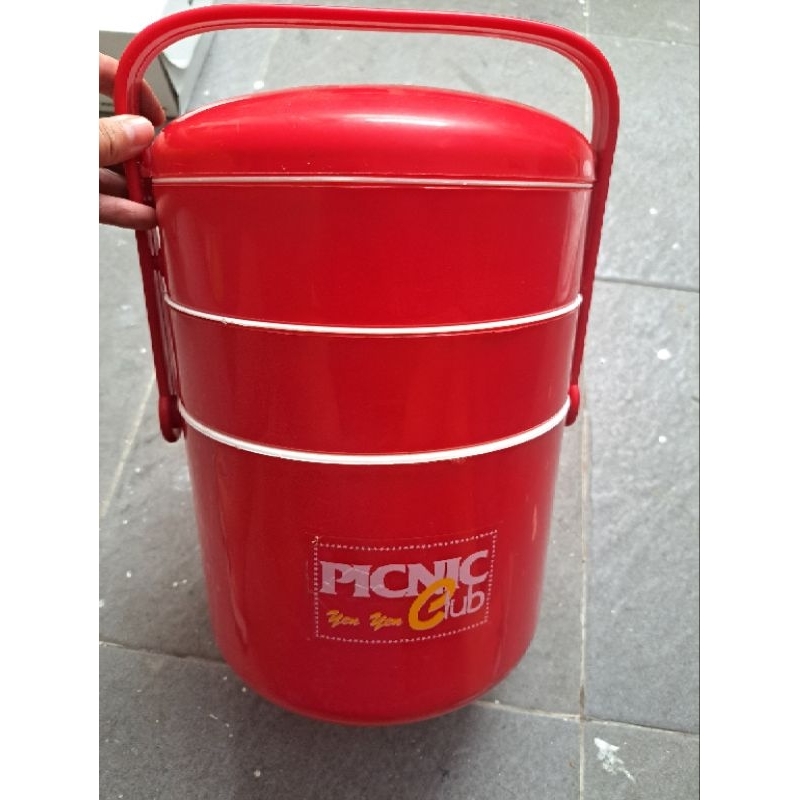 [Preloved] Rantang Piknik 3susun