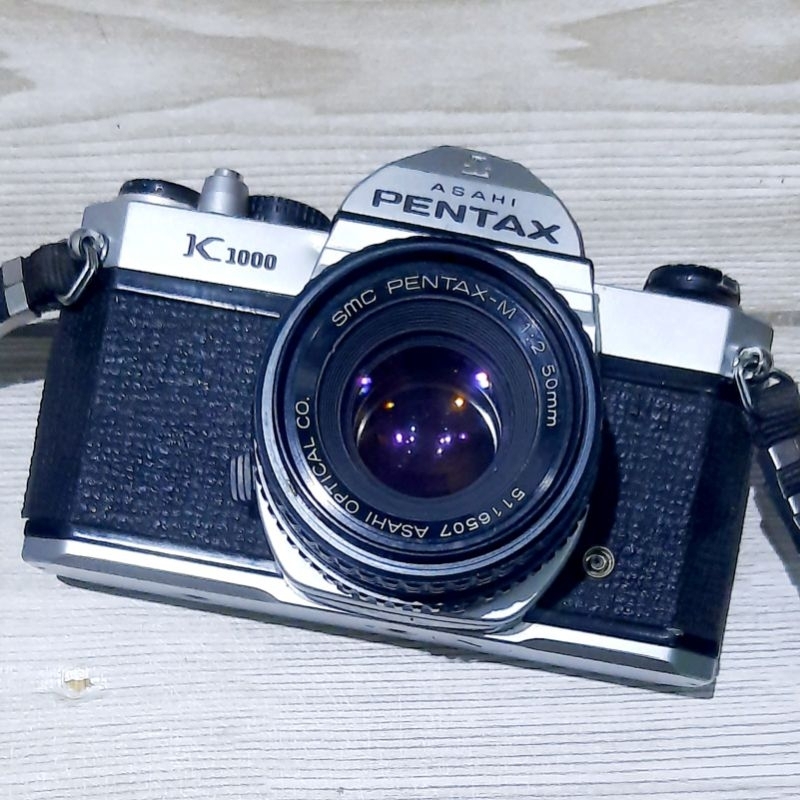 Kamera Analog Asahi Pentax K1000 Kit Lens Pentax Asahi K1000 Kit Lens
