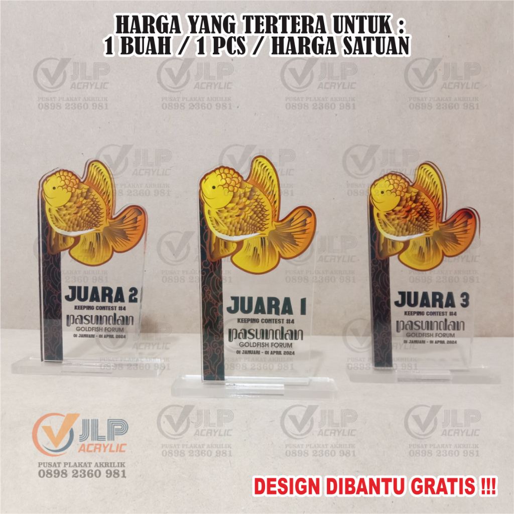 PIALA IKAN MAS, TROPY IKAN MAS, TROPI IKAN MAS, TROPHY IKAN MAS, TROPHI IKAN MAS, THROPY IKAN MAS, P