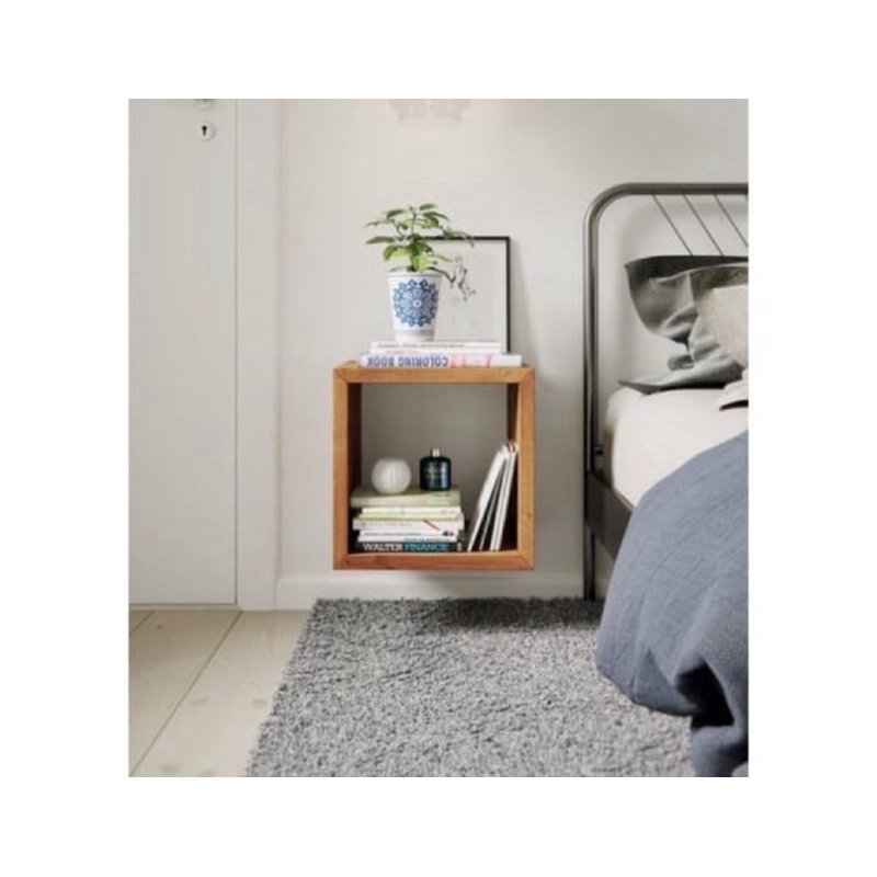 NAKAS GANTUNG DEKORASI RUSTIC UNIK ESTETIK MINIMALIS KAYU JATI BELANDA