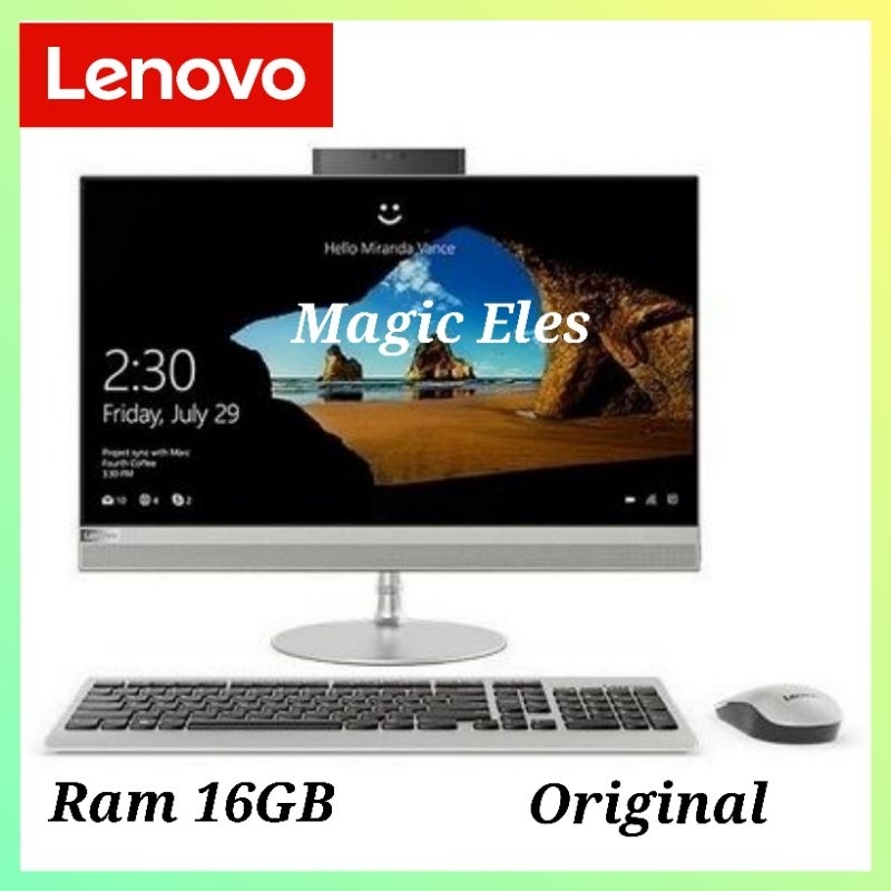 PC AIO Lenovo 520 -24IKU intel Core i7 -8700T Ram 16GB SSD 512GB Windows 10