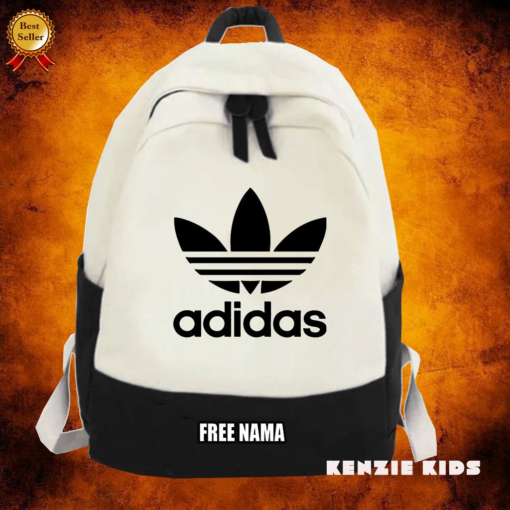 TAS BACKPACK ANAK SEKOLAH MOTIF ADIDAS
