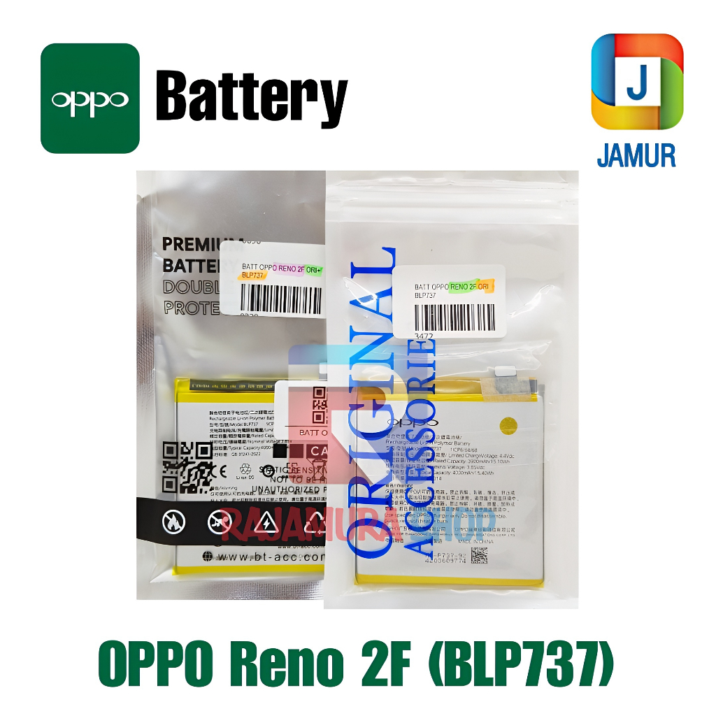 BATERAI OPPO RENO 2F BLP737 BATRAI OPPO RENO 2F BATRE OPPO RENO 2F