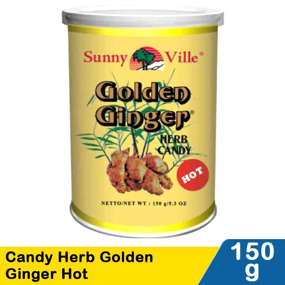 

Sunny Ville Candy Herb Golden Ginger Hot 150 Gr Permen Jahe Kaleng