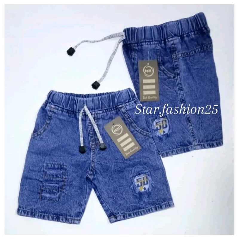 Jeans Anak Cowok Jeans Sobek Sobek Celana Pendek Anak Laki Laki Ootd Anak Cowok