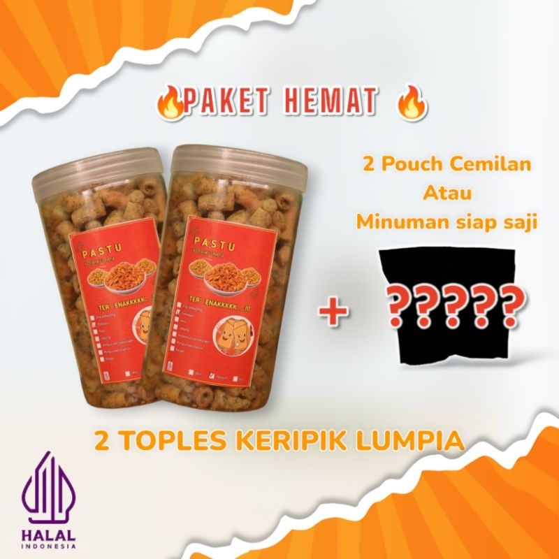 

Beli 2 keripik Kulpi Gratis 2 pouch cemilan atau Minuman (2 toples 840gram)