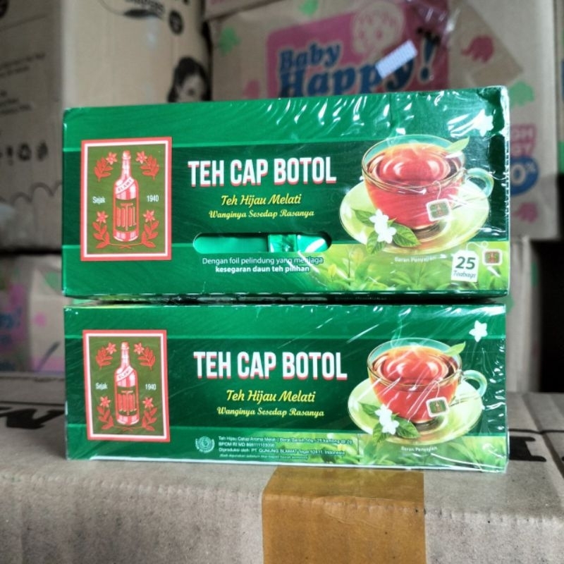 

TEH CELUP CAP BOTOL 1 BOX ISI 25 KANTONG TEH
