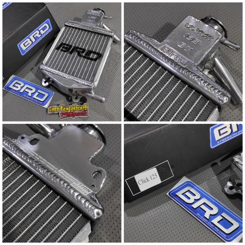 Radiator BRD Almunium Vario 125 Click 125 Radiator Almu BRD Original Thailand