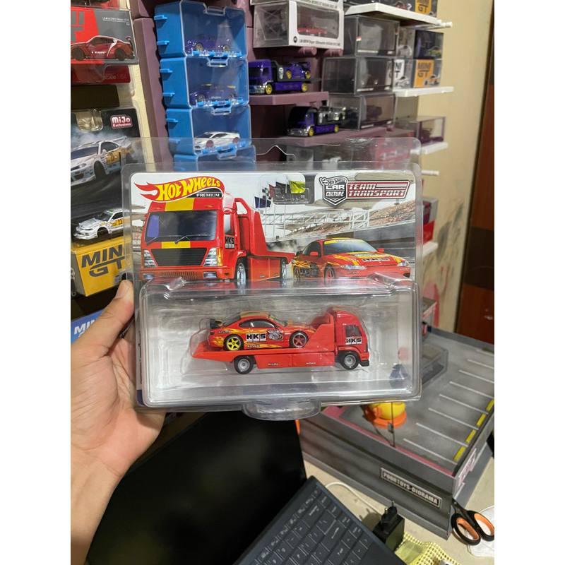 hot wheels team transport nissan silvia S15 HKS