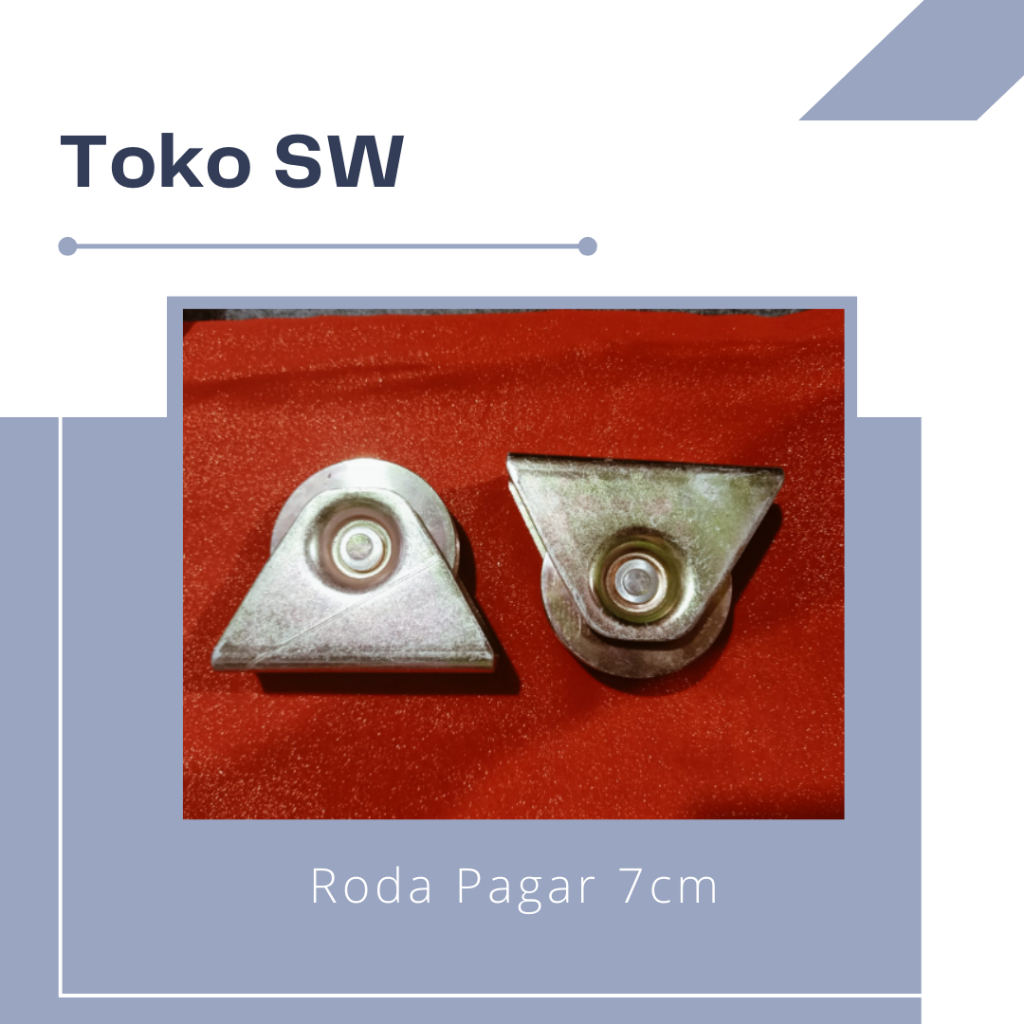 Roda pagar 7cm
