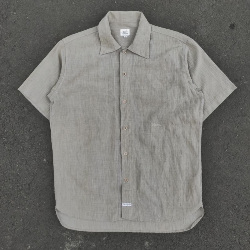 KEMEJA CP COMPANY CASUAL ULTRAS HOOLIGANS BOXY SKENA OPEN COLLAR CARPENTER WORK SHIRT