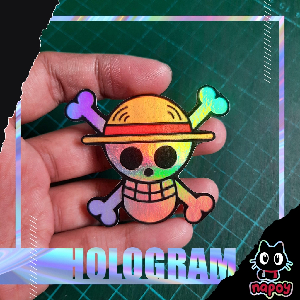 

Stiker Hologram Anime One Piece - Flag Logo