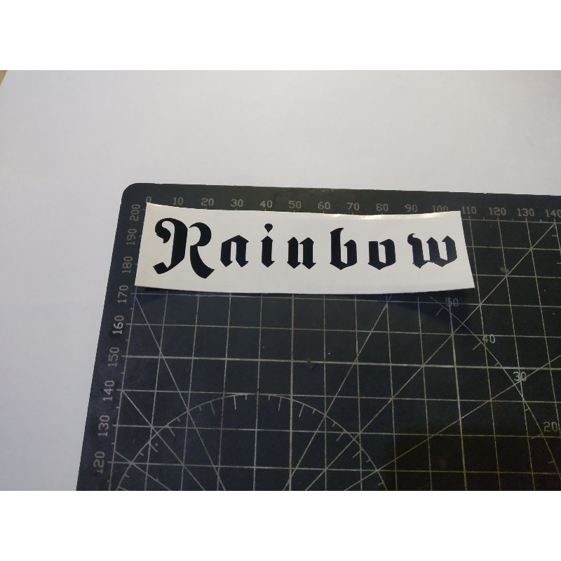 

cutting stiker rainbow