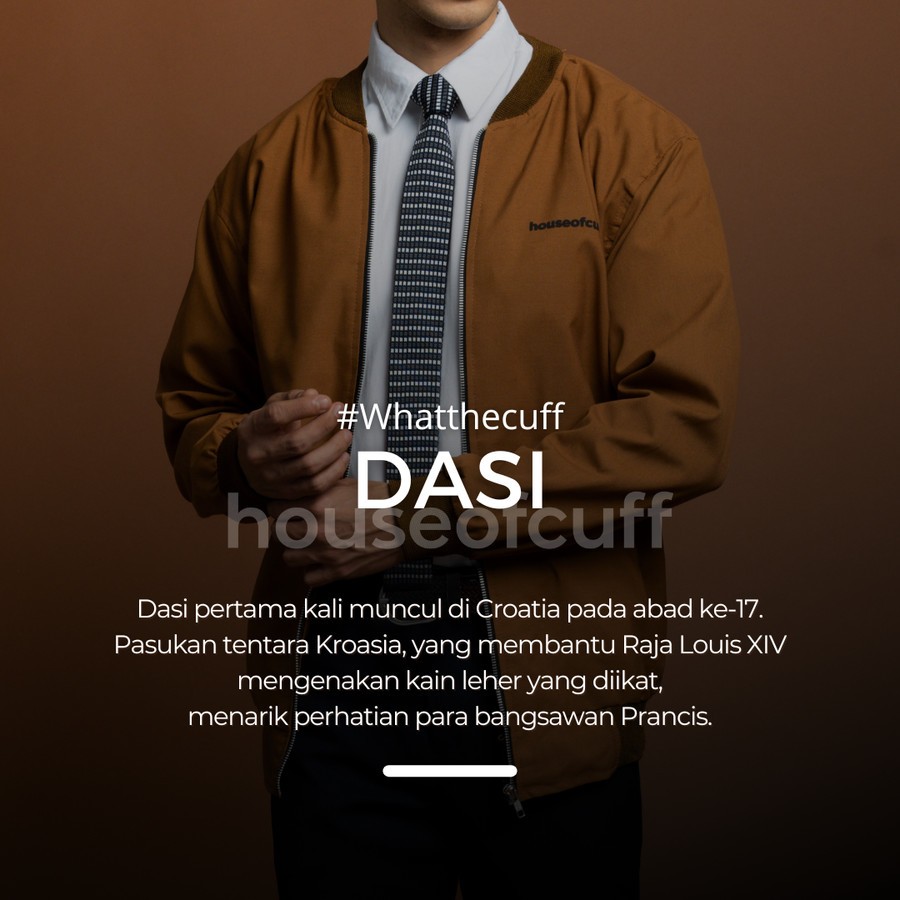 Houseofcuff Dasi Panjang Neck Tie Batik Slim Fit Special Edition