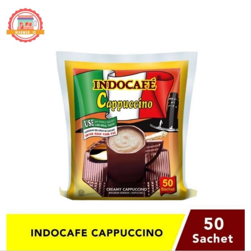 

Indocafe Cappuccino (Bag/50 sachet)