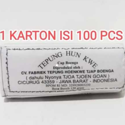 

1 dus tepung hun kwe cap bunga 120 gr