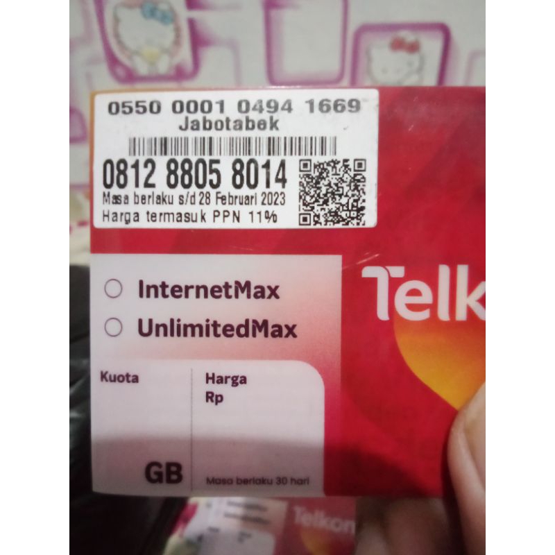 nomor cantik simpati 805 8014 BOS BOLA