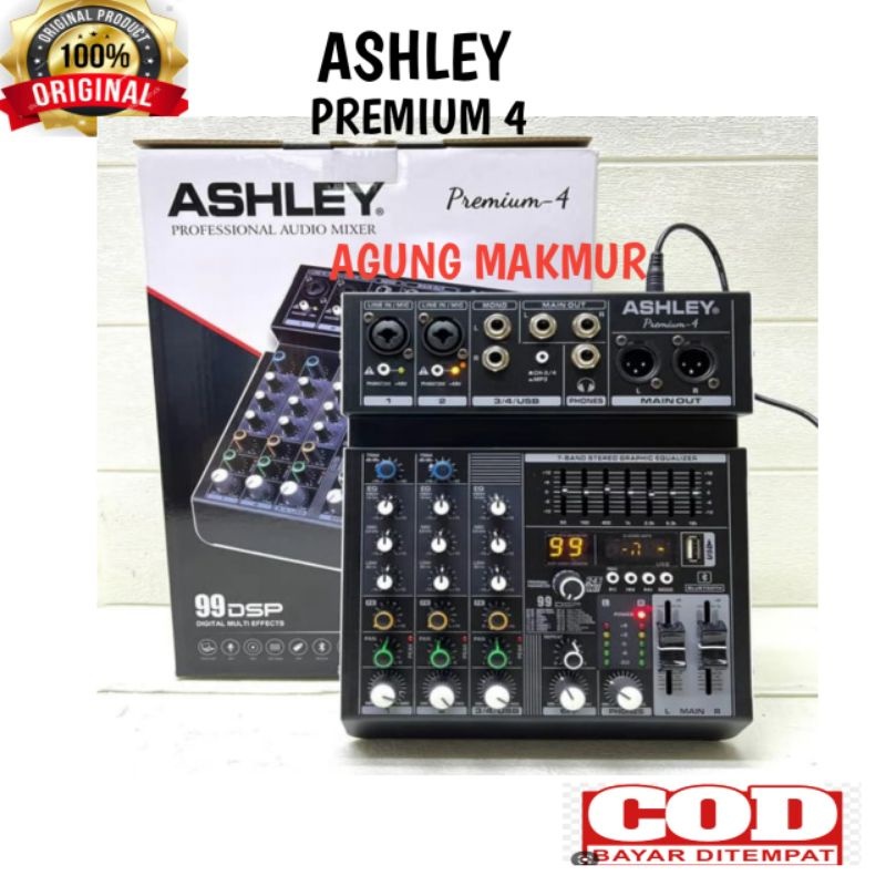 MIXER ASHLEY PREMIUM 4 ORYGINAL BLUETOOTH RECORDING TO PC