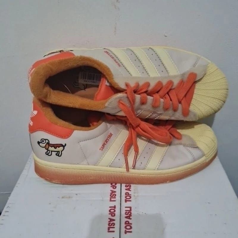 sepatu adidas superstar X angelbaby second size 40,5
