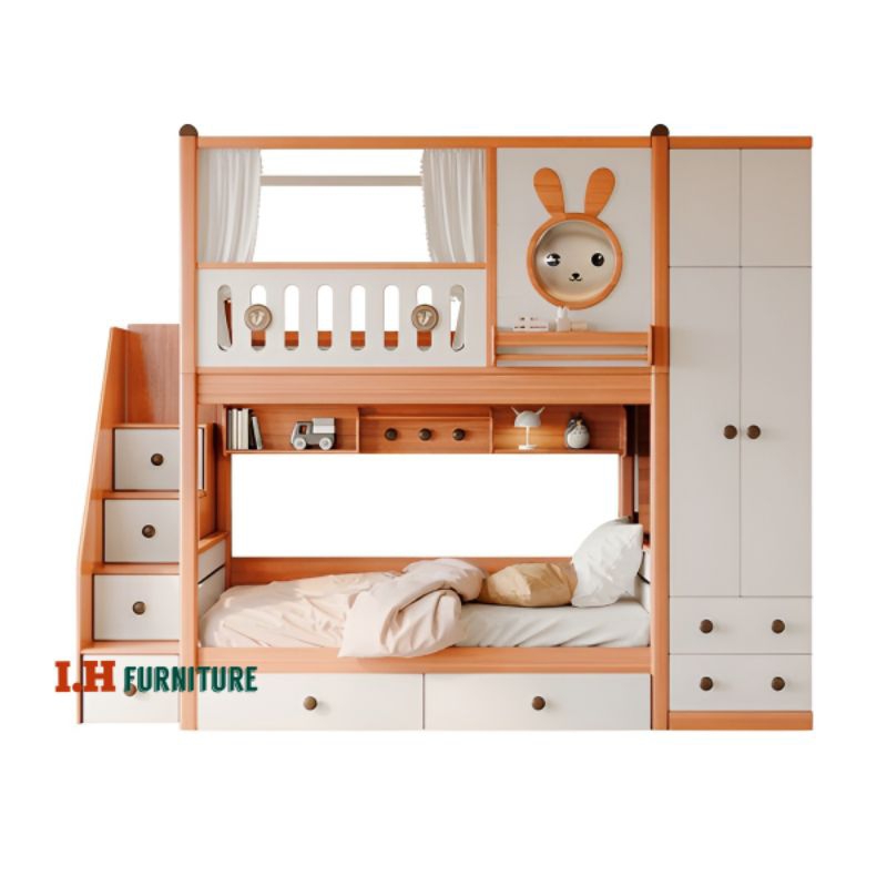 Tempat tidur tingkat , Ranjang susun , Dipan tingkat , Kamar anak , Furniture anak , Tempat tidur ti