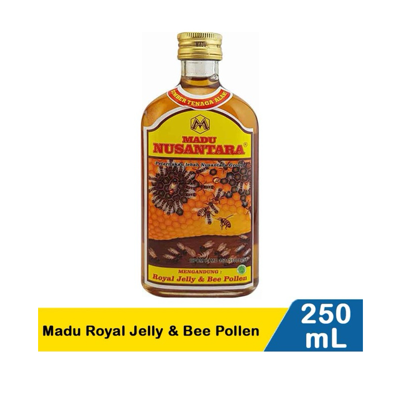 

Nusantara Madu Royal jelly & Bee Polen 250 Ml