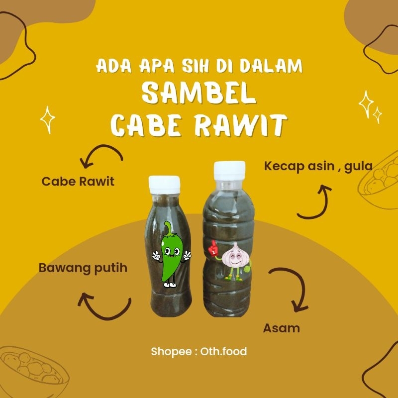 

Sambel Cabai Rawit Bawang Asli Medan - 330ml