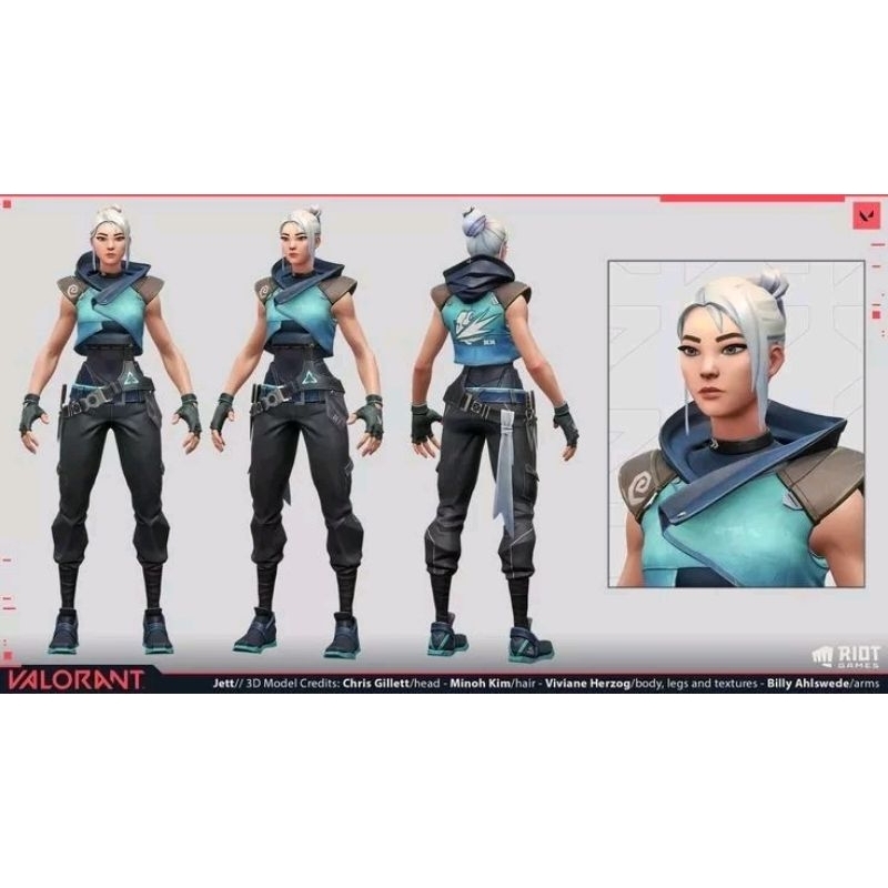 kostum cosplay jet valorant