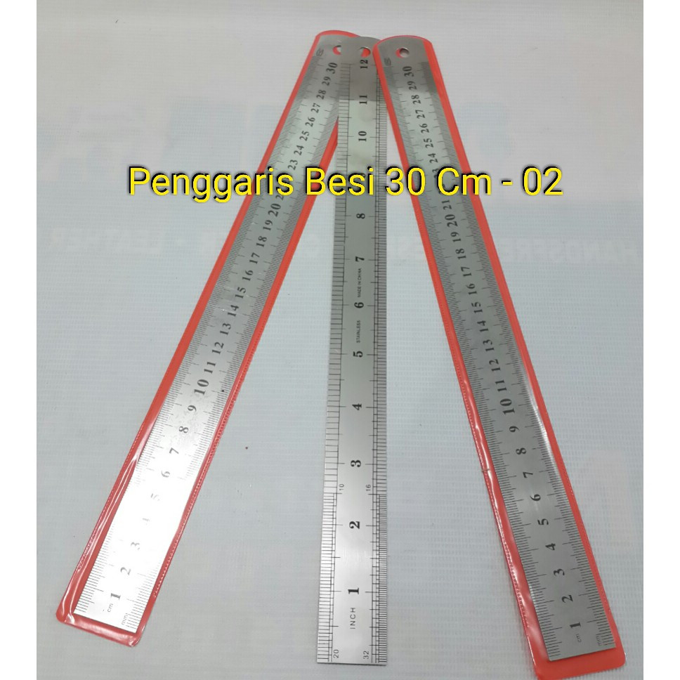 

POM Penggaris Besi 30cm Stainless Steel Murah Garisan Ruler Perlengkapan Sekolah Anak Belajar Edukasi Pengukur Tukang Bukan 15cm Ekonomis Murah