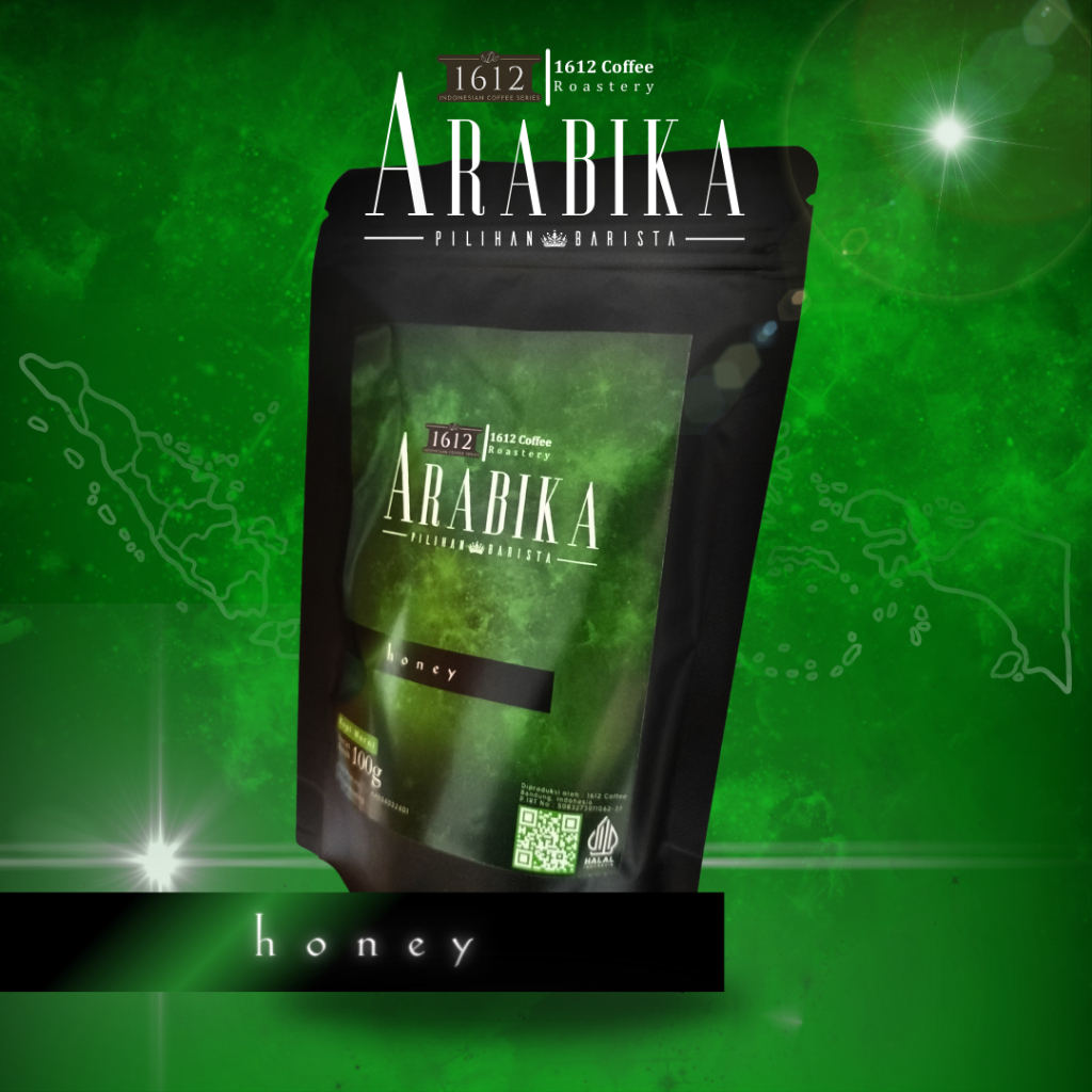 

Arabika Premium 1612 Coffee Honey 100g Pilihan Barista