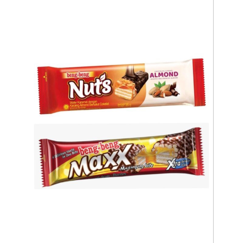 

Beng-beng Maxx / Nuts Wafer Karamel Almond 35 g