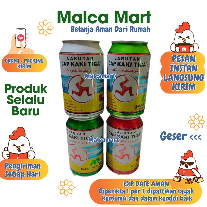 

Larutan Kaleng Cap Kaki Tiga 320 ml