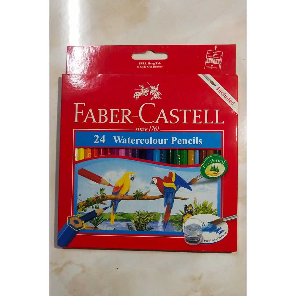 

Faber Castell Pensil Warna panjang Isi 24 Water Colour Murah