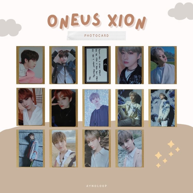 ONEUS XION PHOTOCARD OFFICIAL