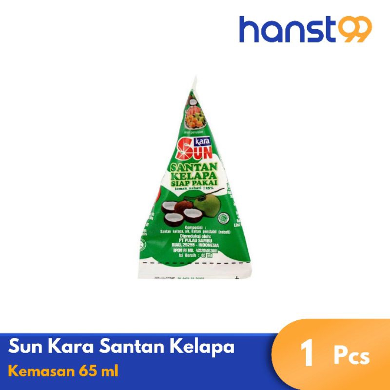 

Sun Kara Santan Kelapa Siap Pakai Kemasan 65 ml