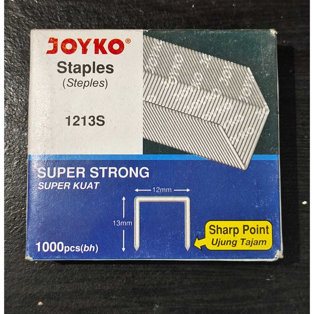 

JOYKO -Isi Staples No.1213S - Super Kuat - Isi cekrekan Besar - Pack