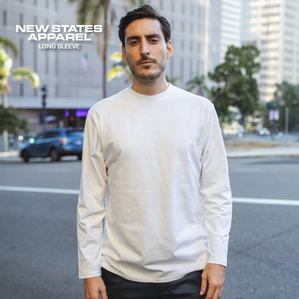 Kaos Polos NSA Premium 24s Lengan Panjang / New States Apparel