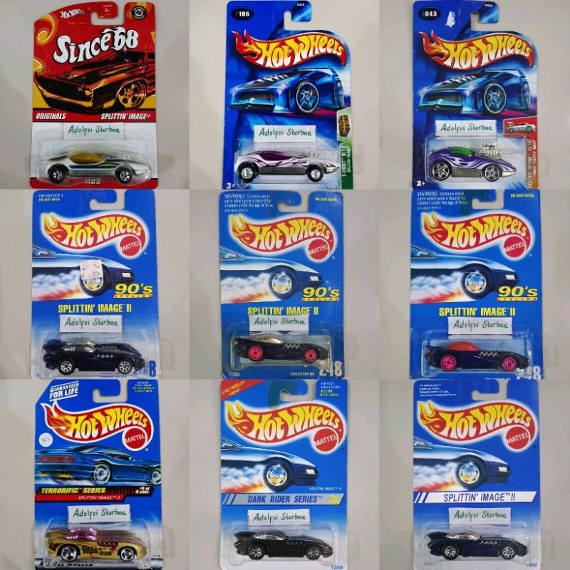 hotwheels hot wheels tooned splittin' image II splittin splitin image II dark rider series 2004 firs